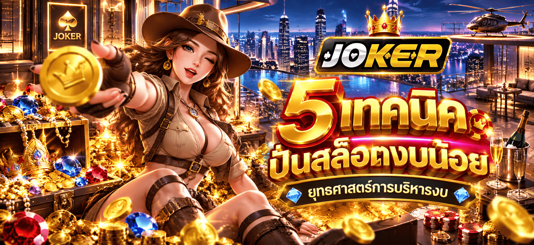 5 เทคนิคปั่นสล็อตงบน้อย